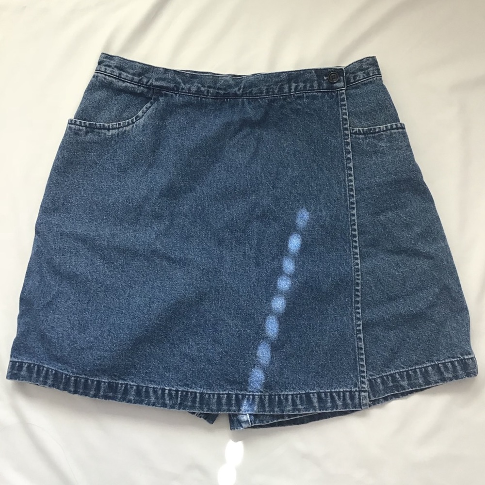 Vintage denim skort